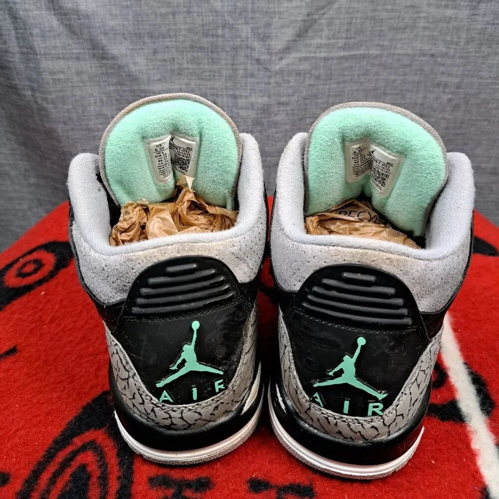%Size 6.5Y Nike Air Jordan 3 Retro GS Shoes / AJ3